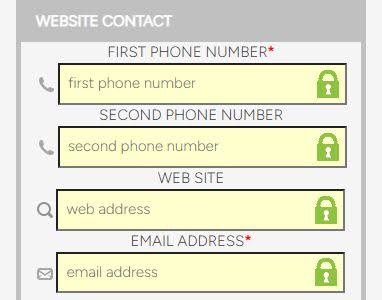 Contact Details Box